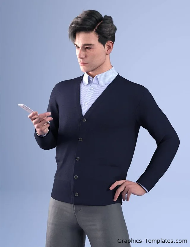 dForce HnC24 Basic Cardigan Outfits for Genesis 9 dForce HnC24 Basic Cardigan Outfits for Genesis 9