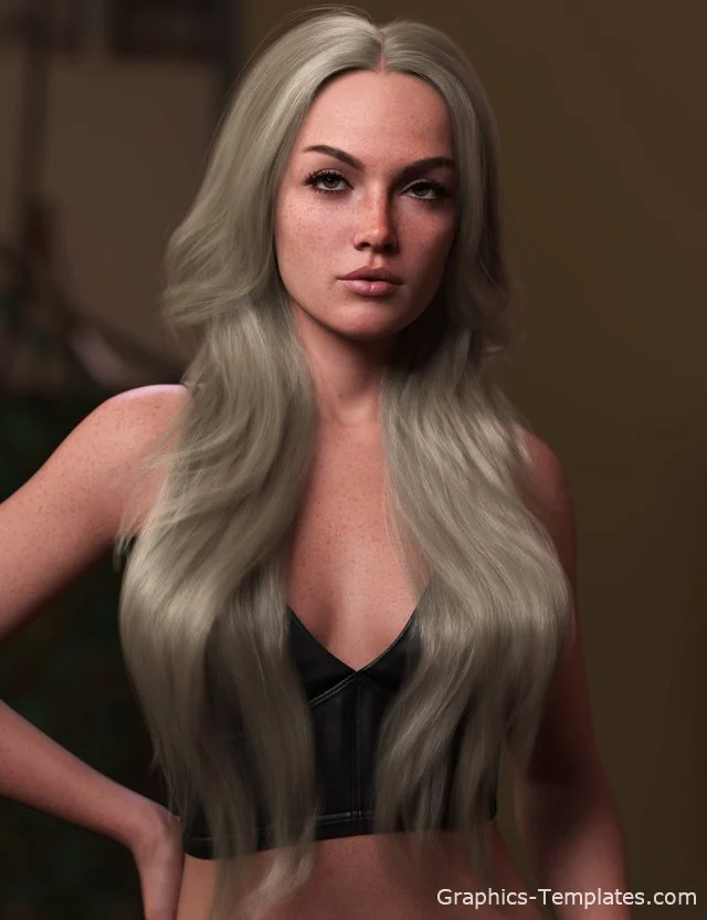 Very Long Layered Style Hair for Genesis 9 Very Long Layered Style Hair for Genesis 9