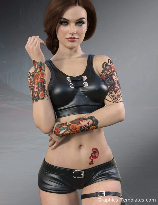 X Fashion Diffusion Outfit for Genesis 9 X Fashion Diffusion Outfit for Genesis 9